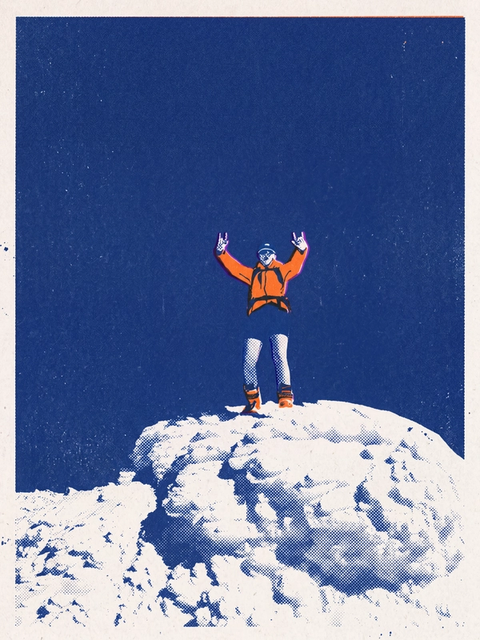 risograph style example