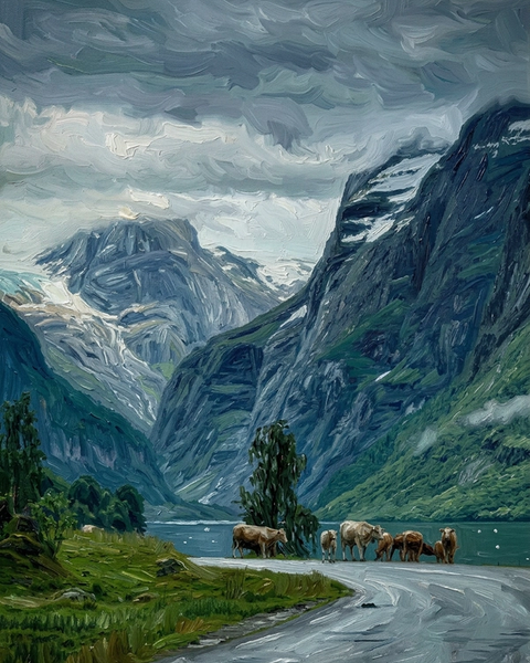 oil-painting style example