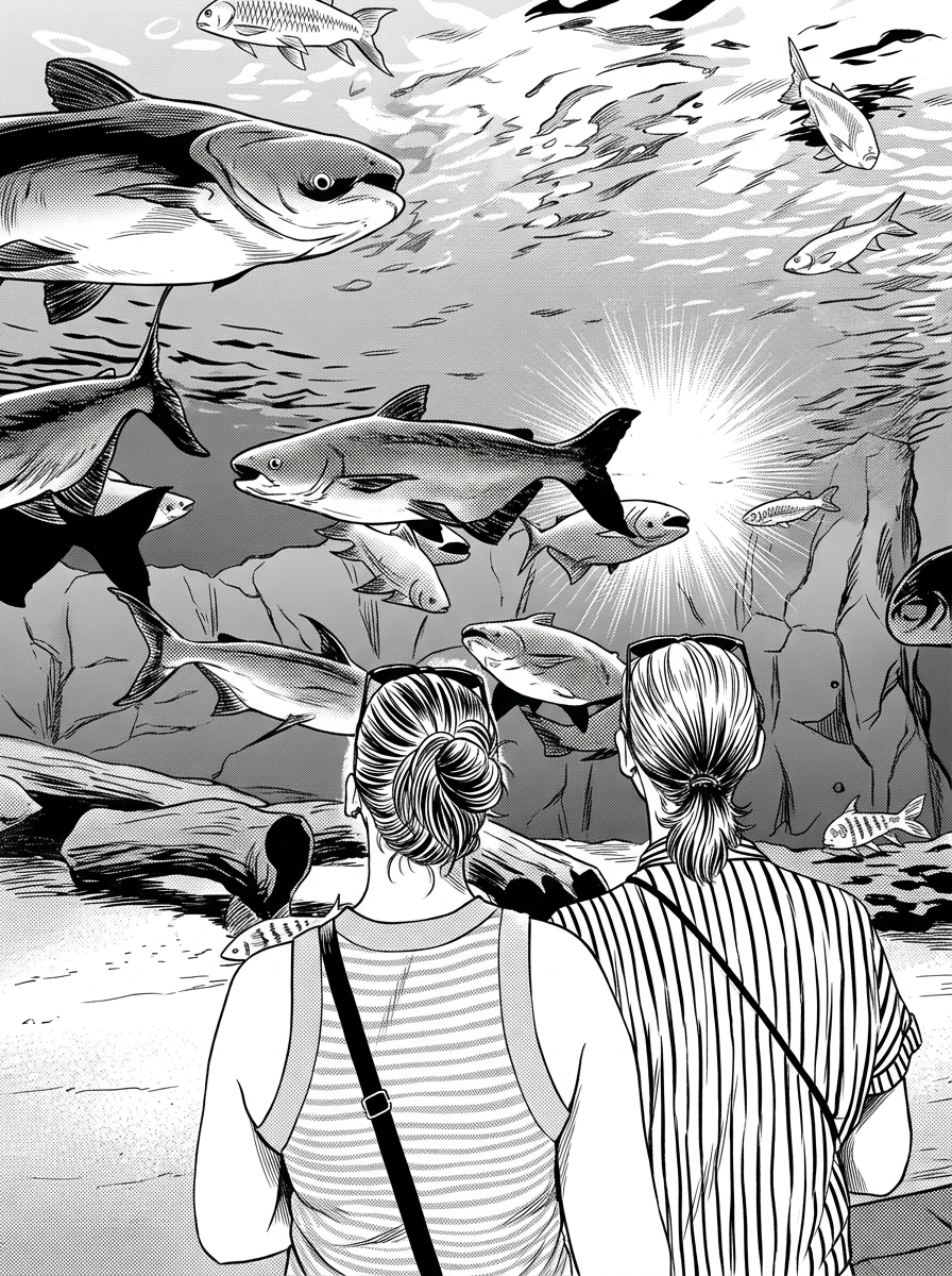 manga ink style example
