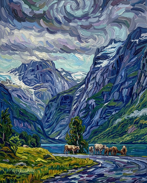 van gogh style example