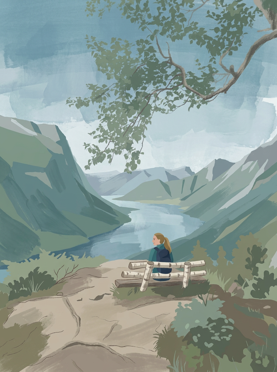 gouache style example