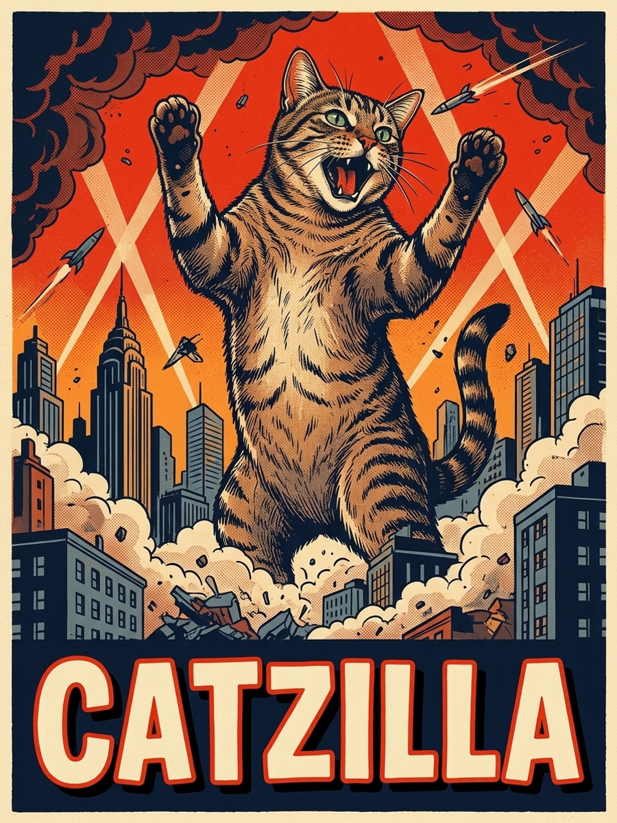 The photo after catzilla
