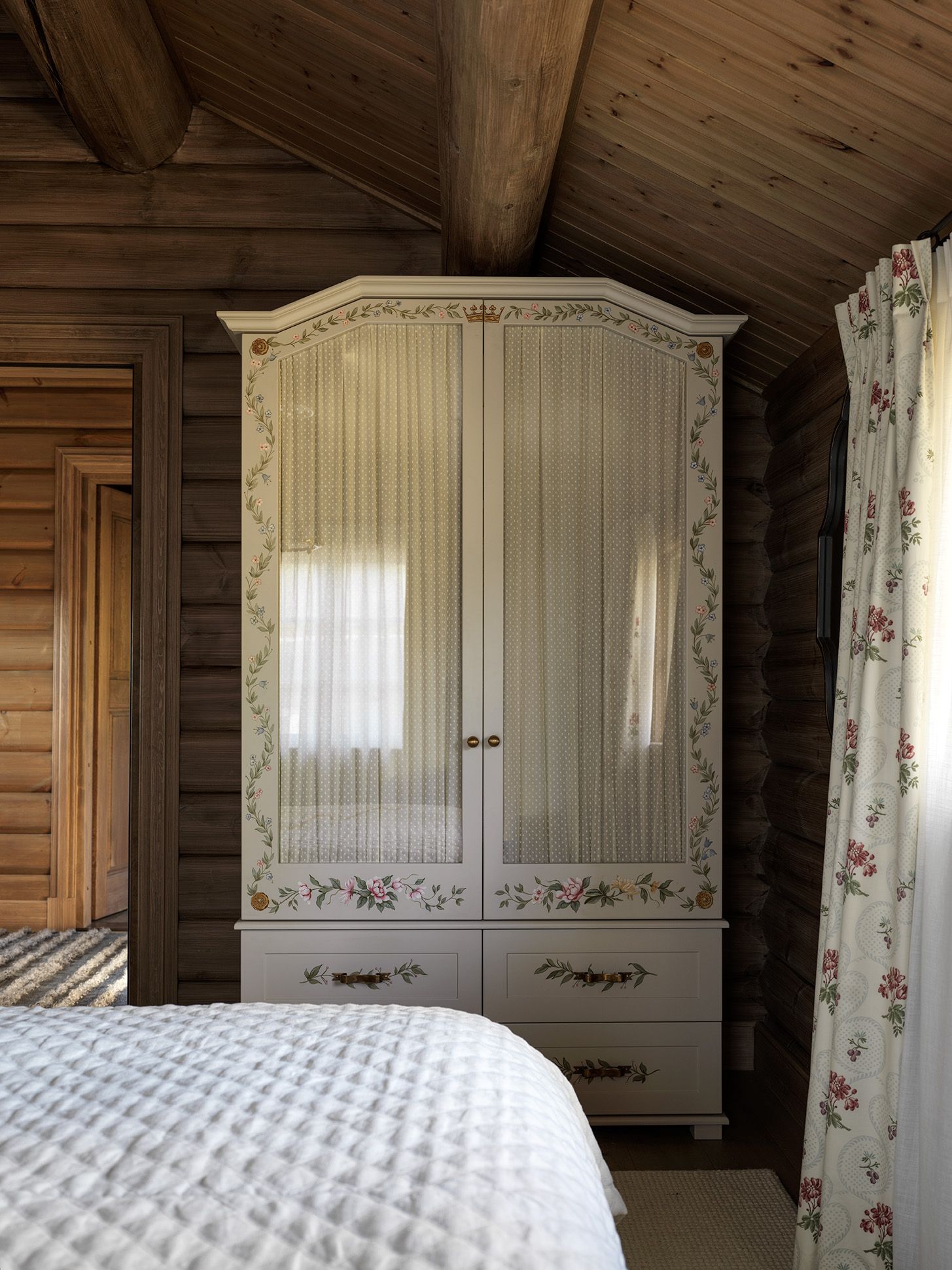 Hand painted bedroom 