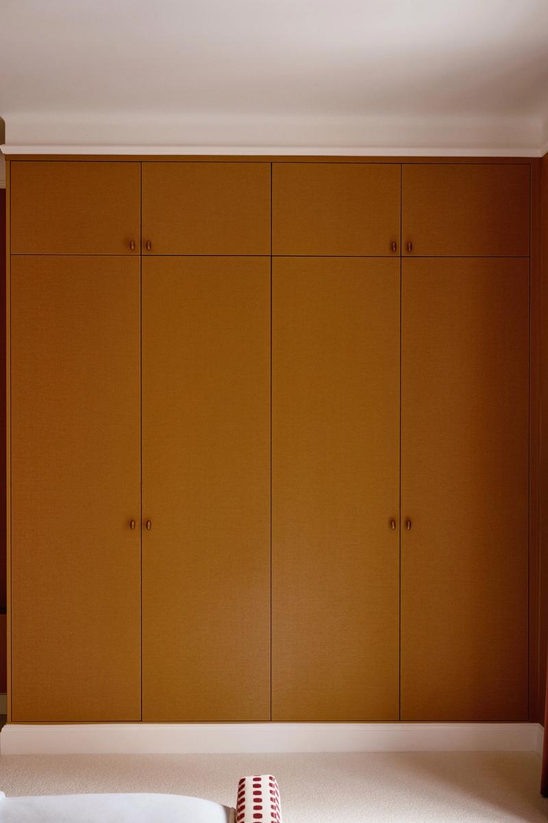 Textile covered wardrobes