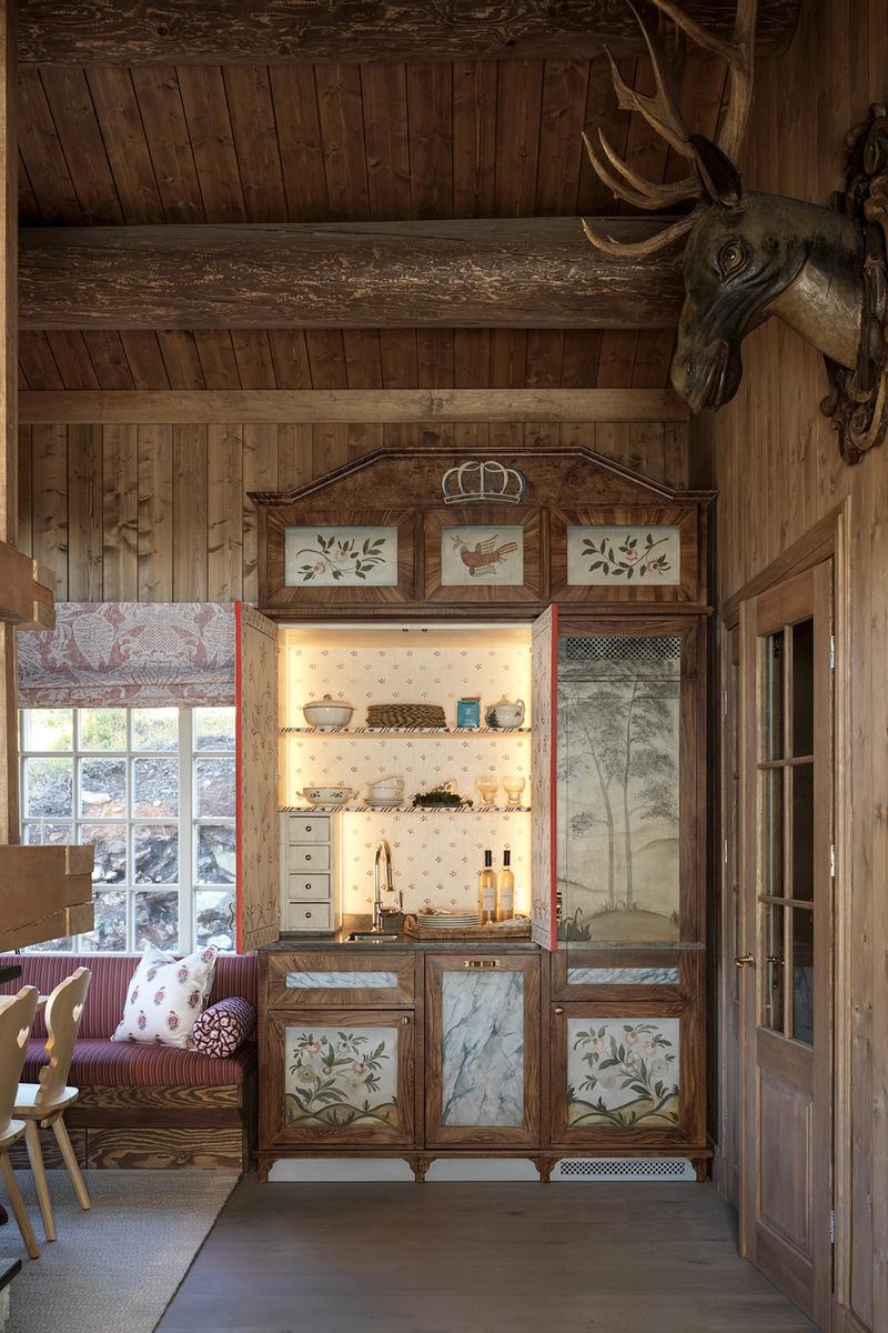 Custom made wood cabinet