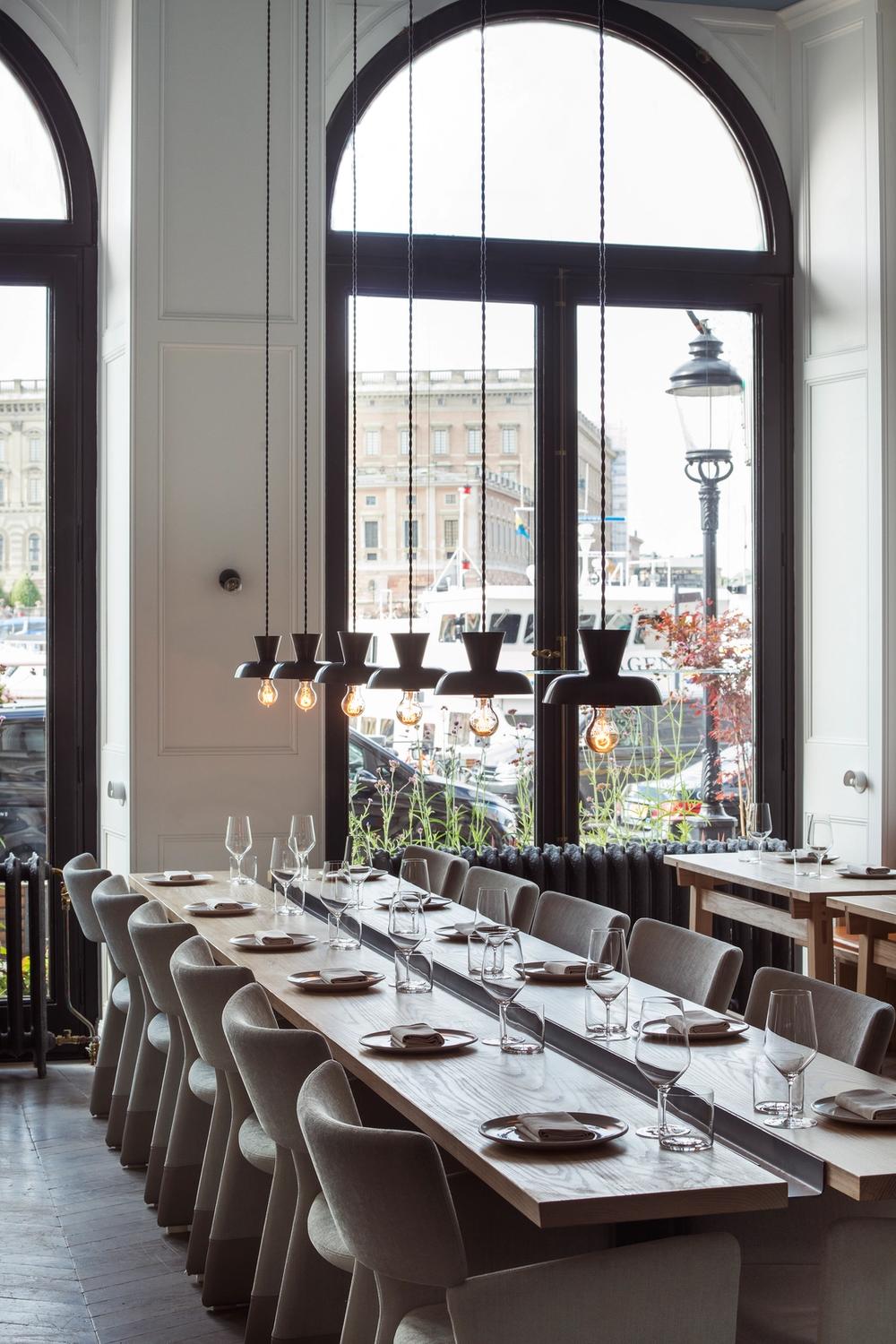 Table in restaurant