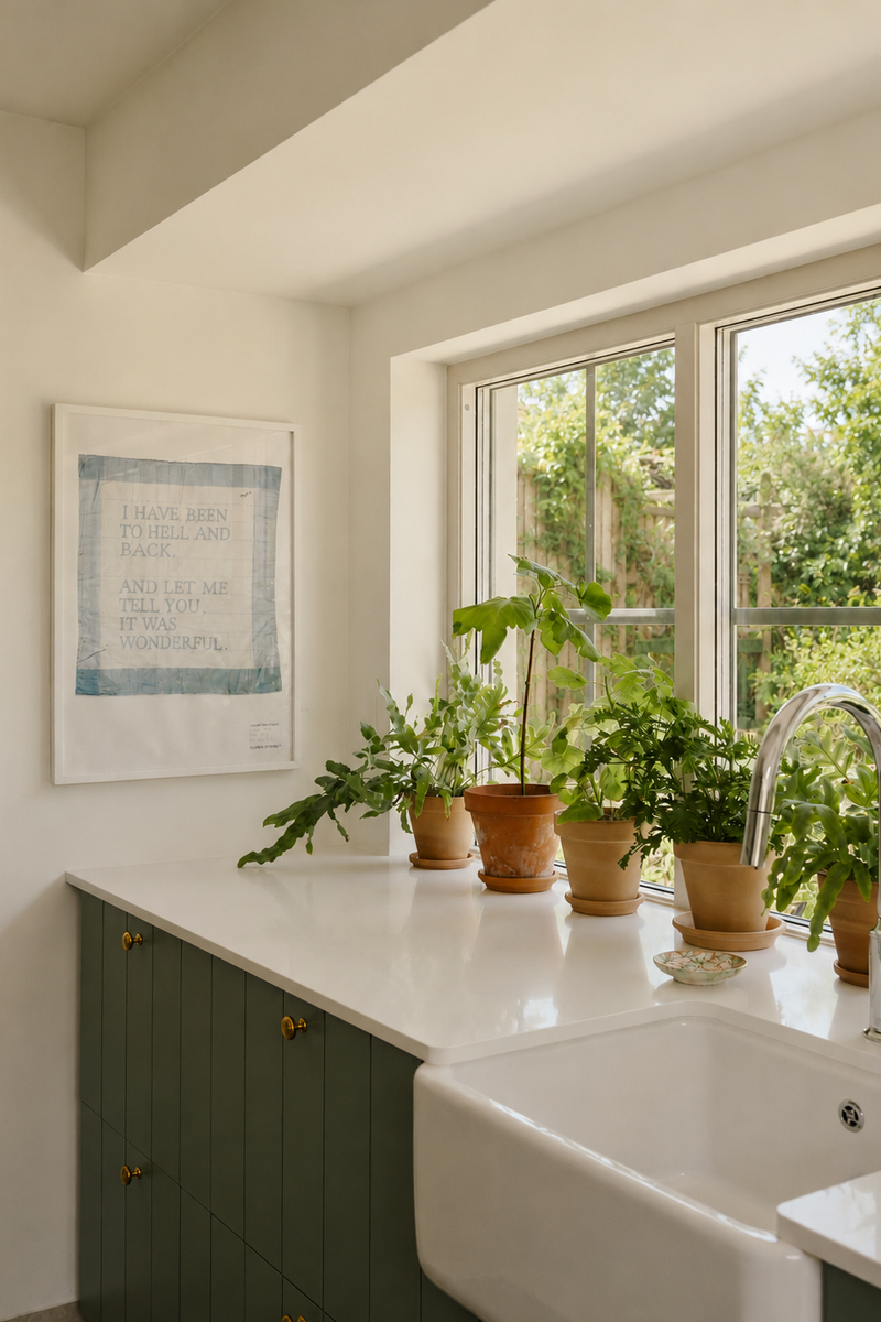 Laundry room country house