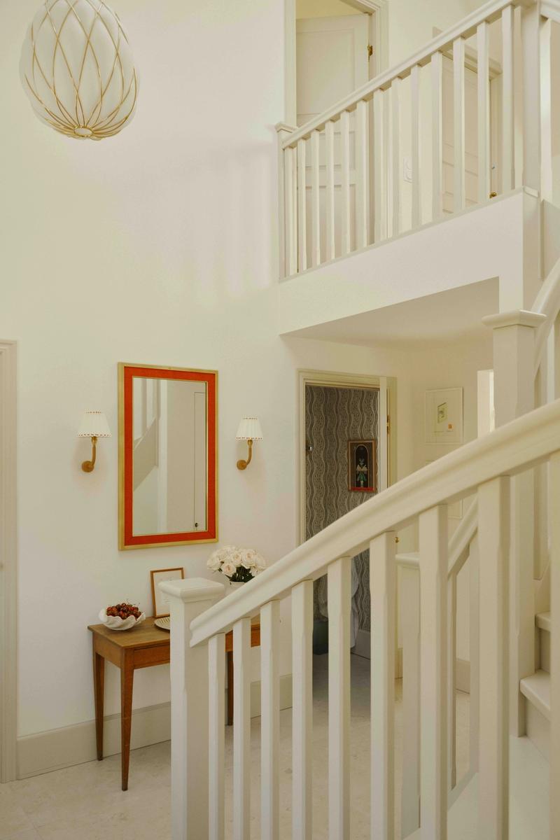 White staircase