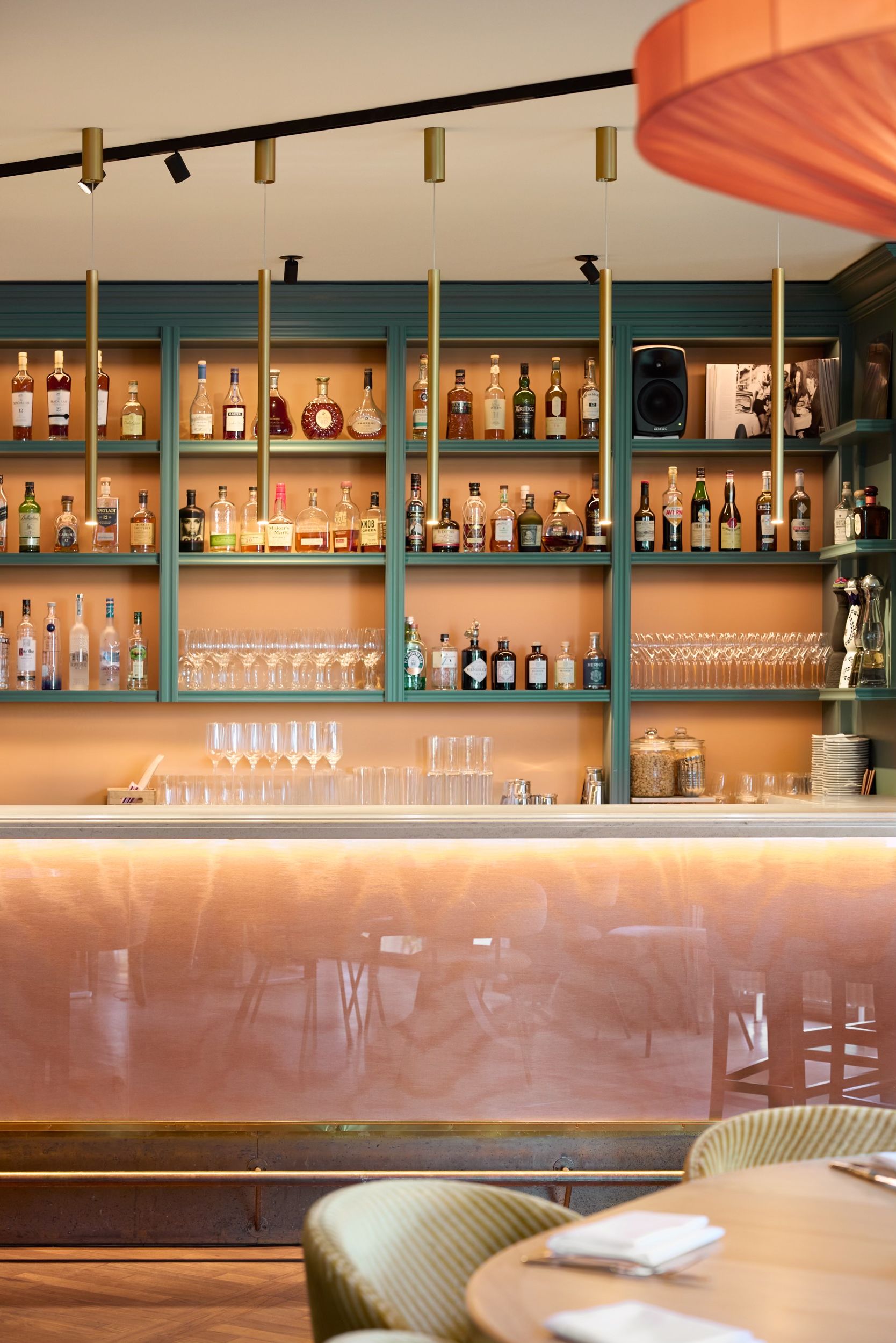 Pink custom made bar 