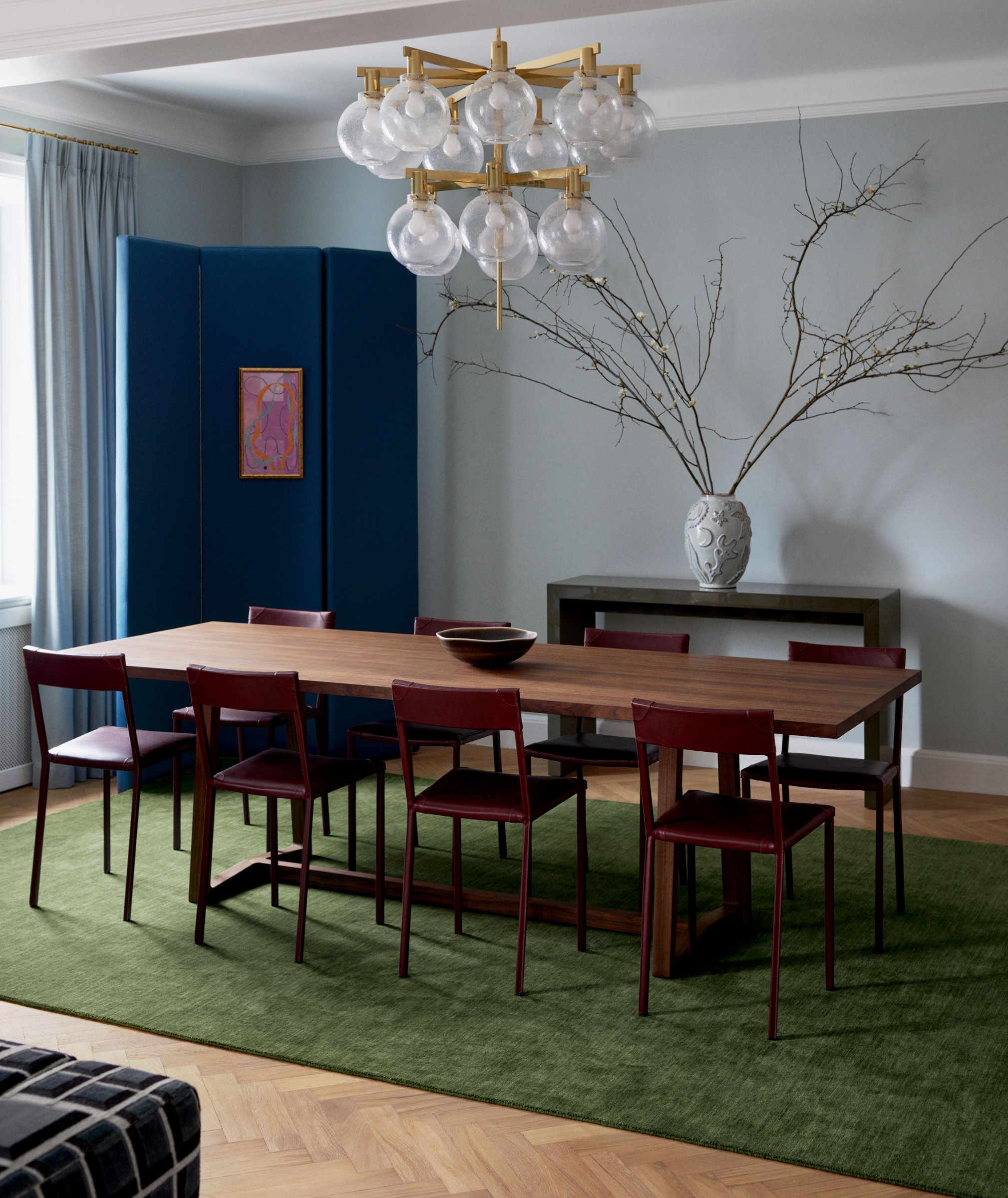 Colourful dining room