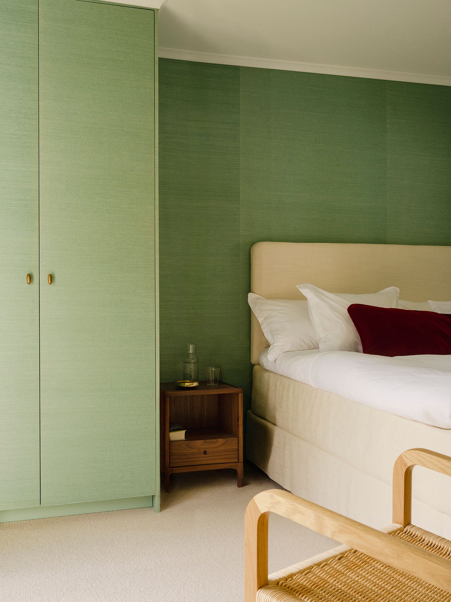 Textile covered walls 