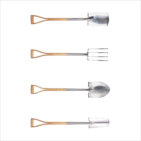 Long Wooden Handle Garden Tools