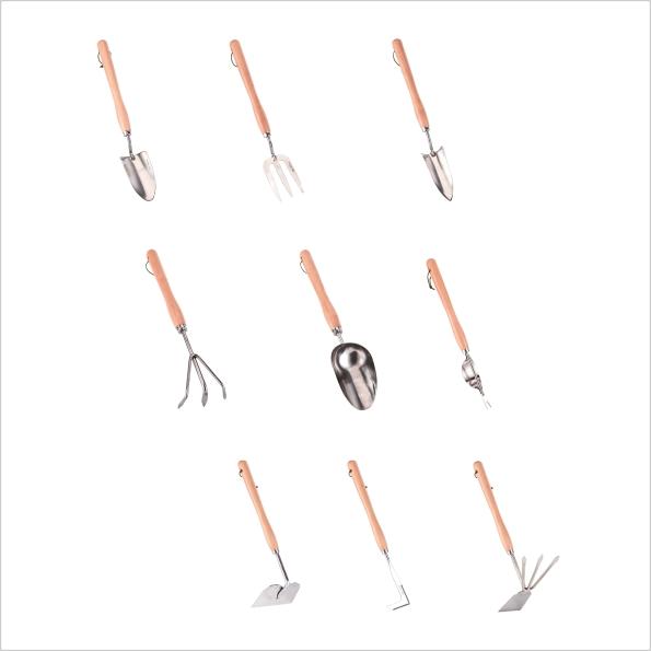 Wooden Handle Garden Tools