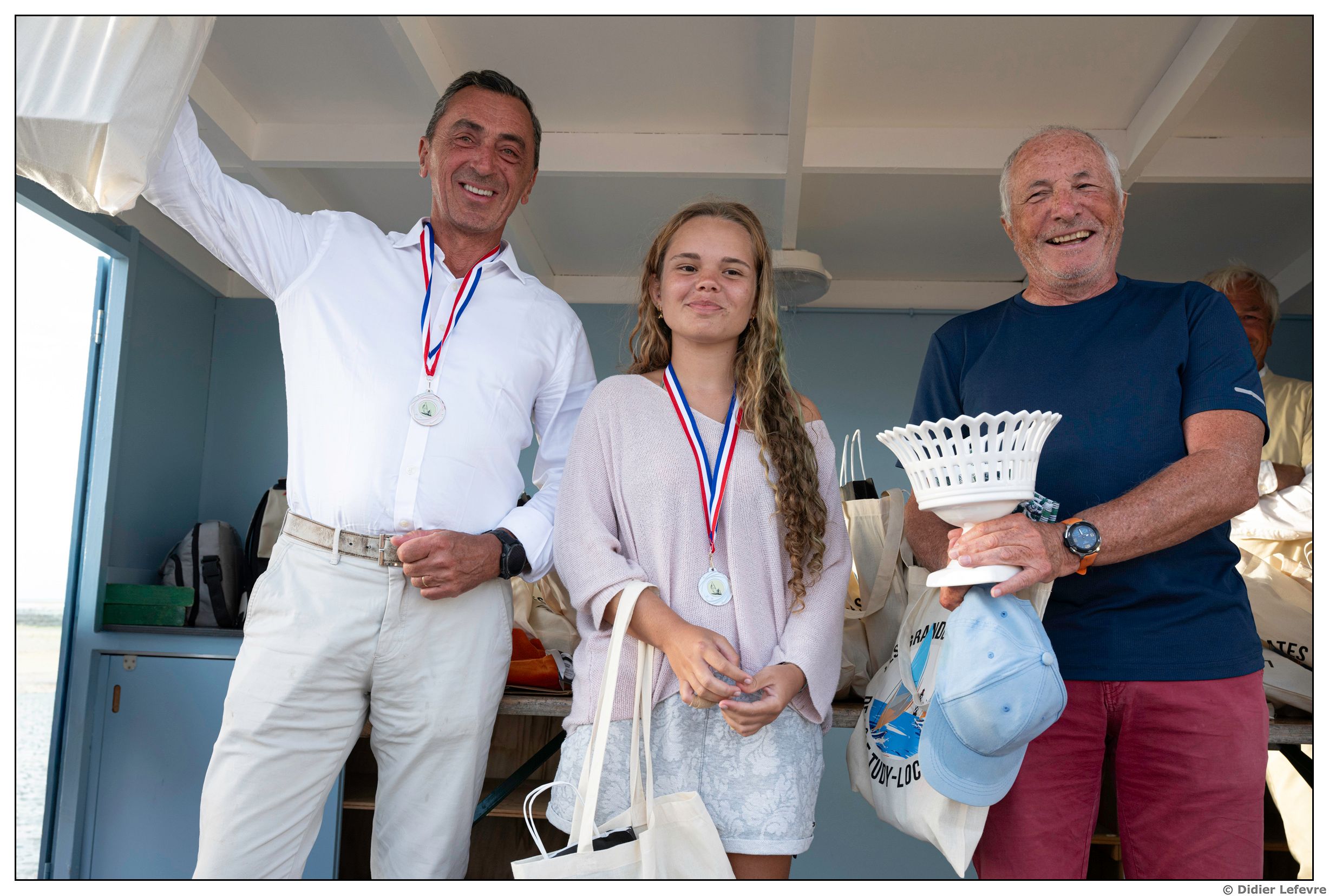 Dériveurs Double : Françis Tellier et Catherine Tellier ont mené leur 420 N° 31112 à une magnifique victoire