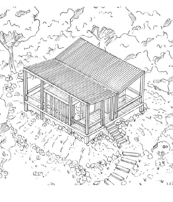 Cabanon bioclimatique