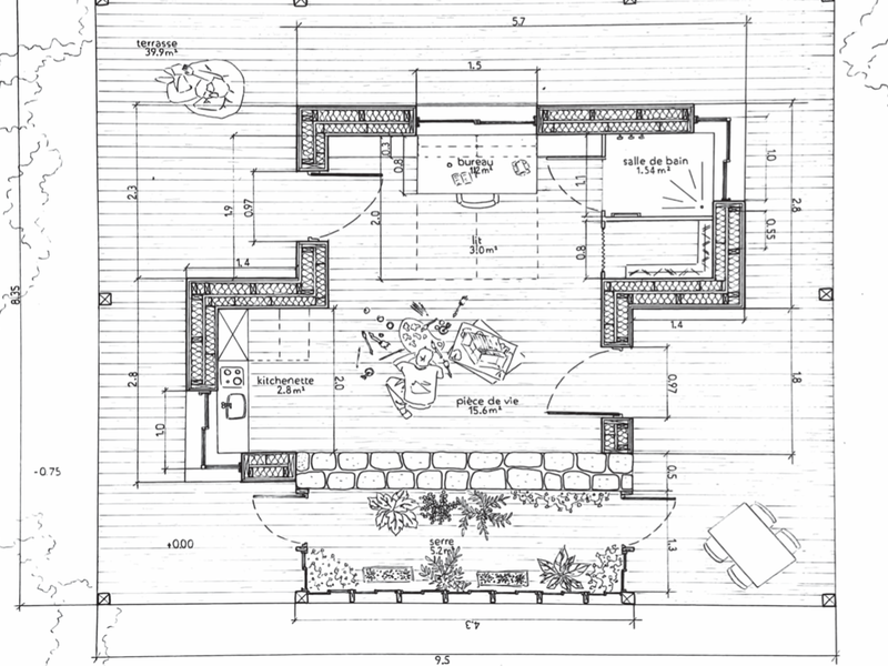 Cabanon bioclimatique
