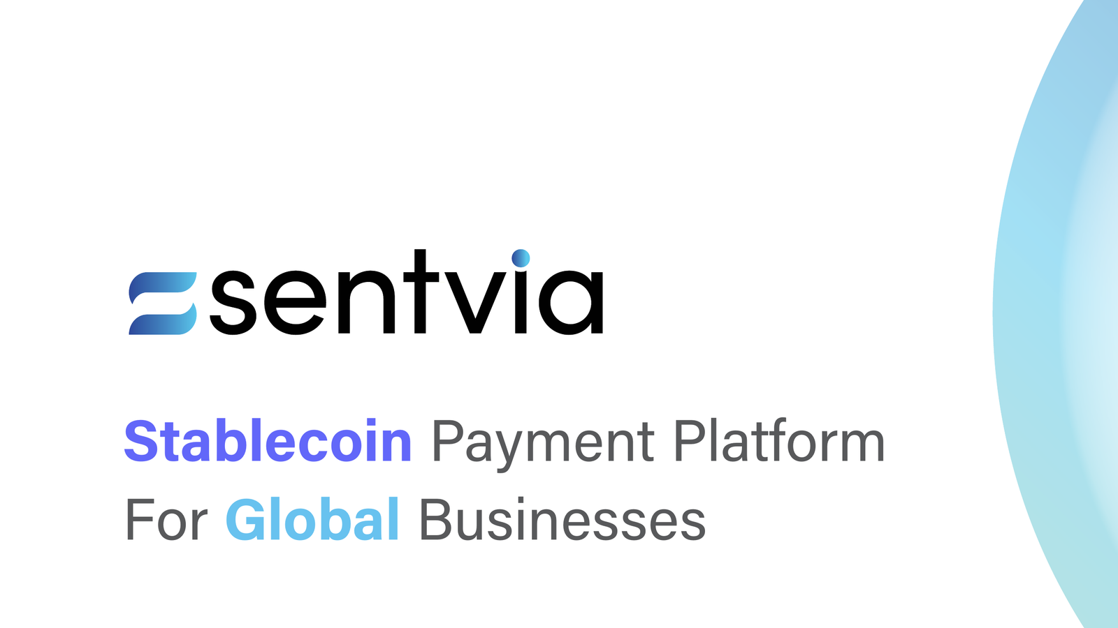 Sentvia provides a stablecoin payment platform for global businesses