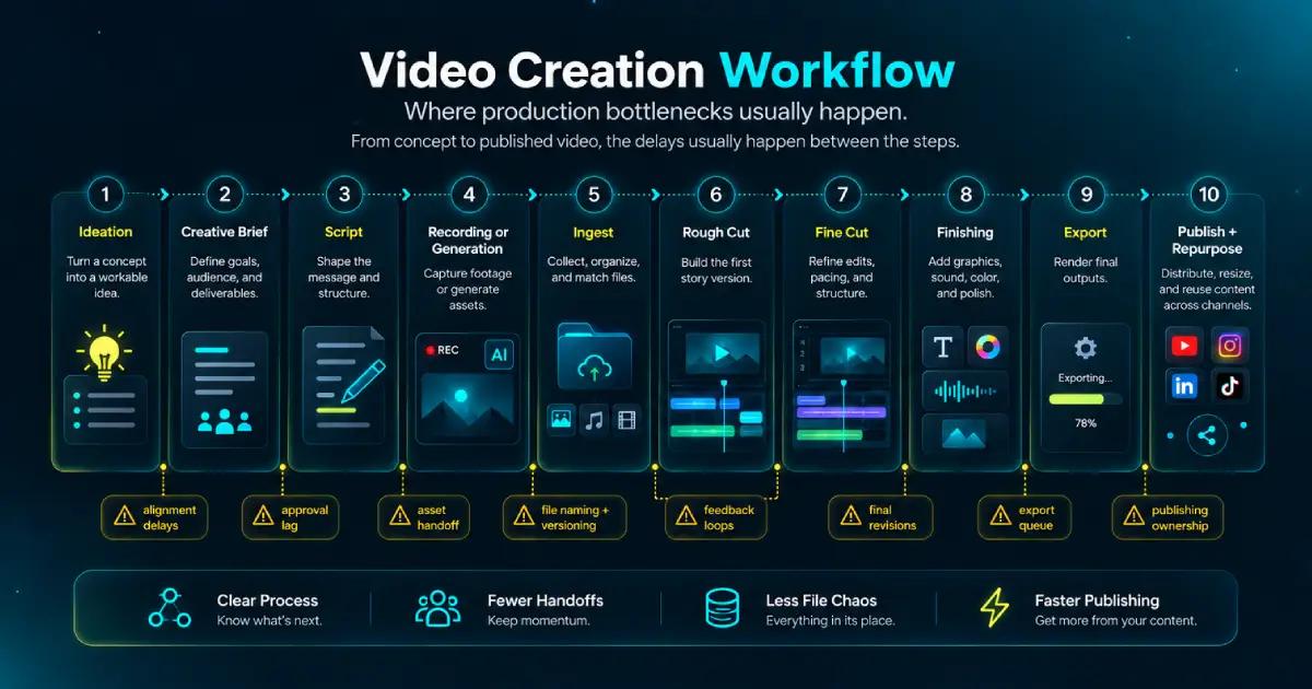 Video Creation Workflow: Where the Bottlenecks Are