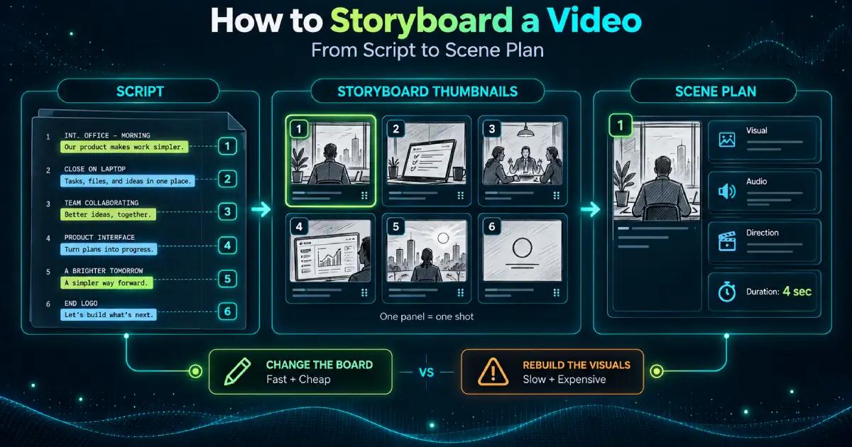 How to Storyboard a Video From Script to Scene Plan