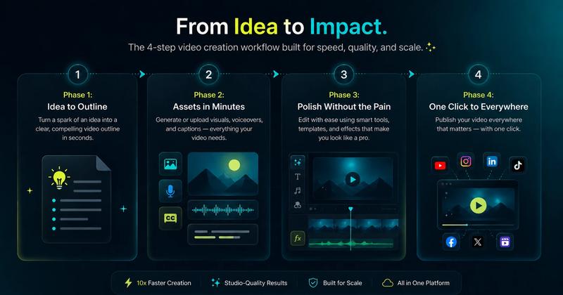 Best Video Creation Workflow: Create Once, Publish Everywhere