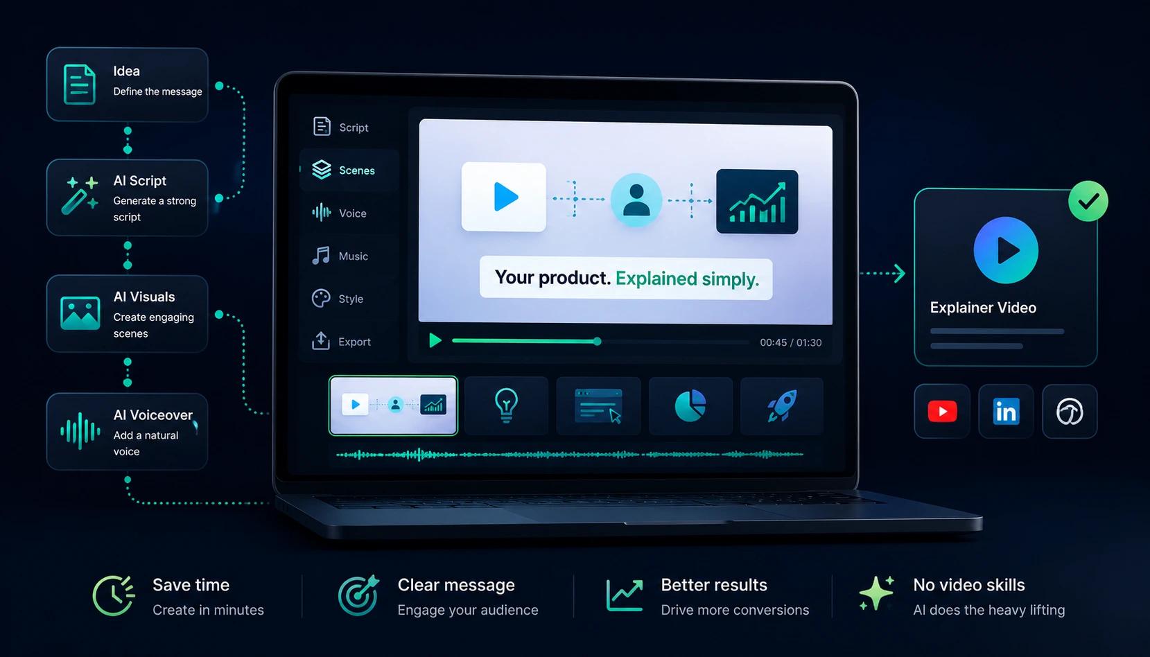 How to make explainer videos using AI