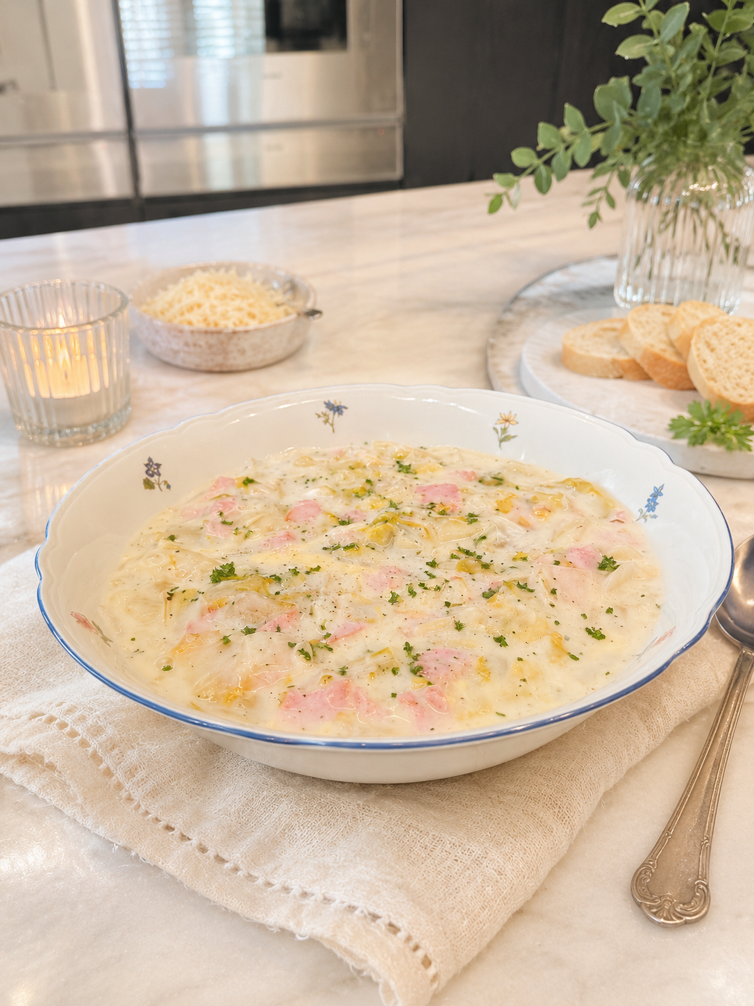 Witlof met ham en kaas