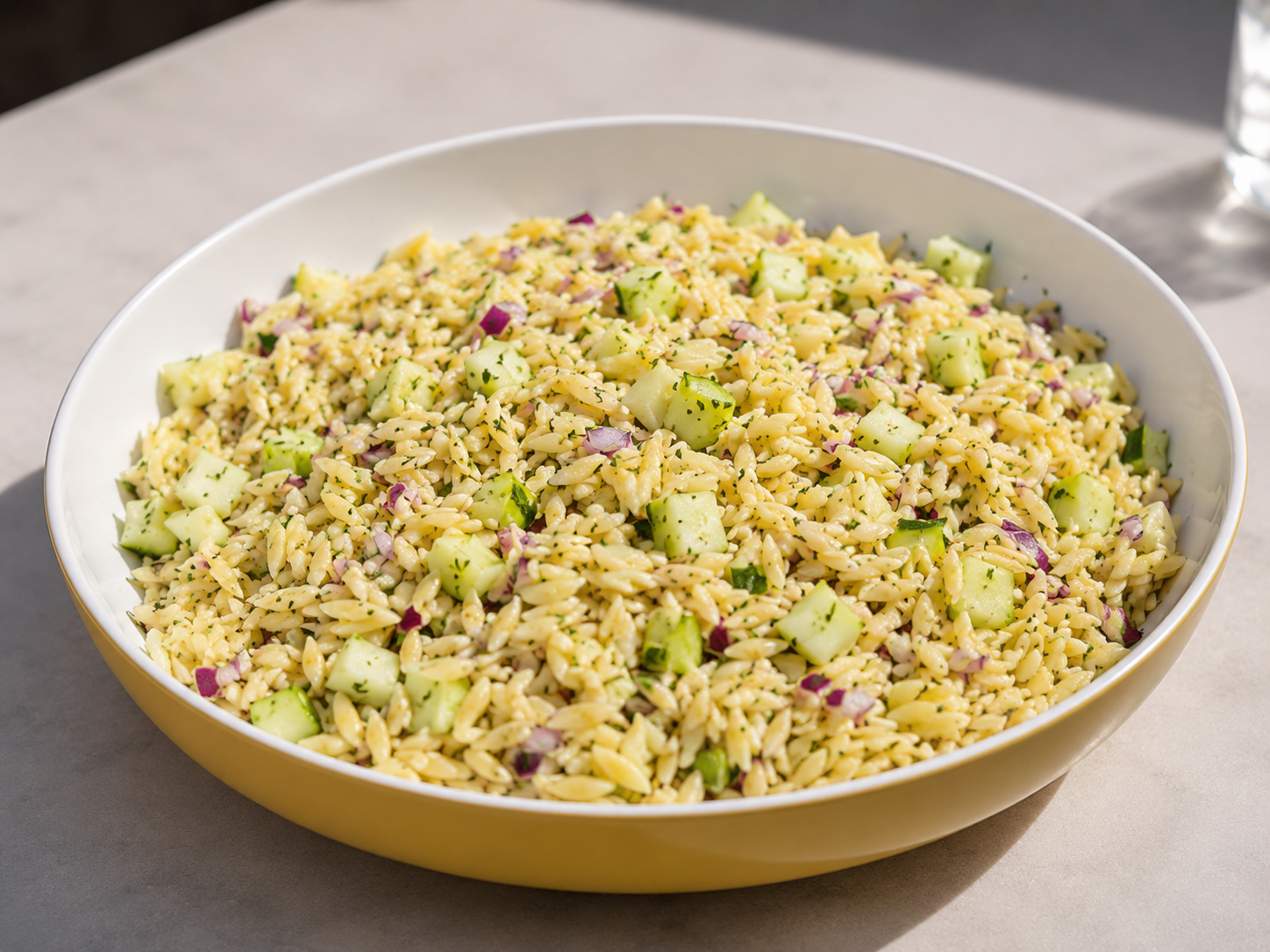 Orzo salade