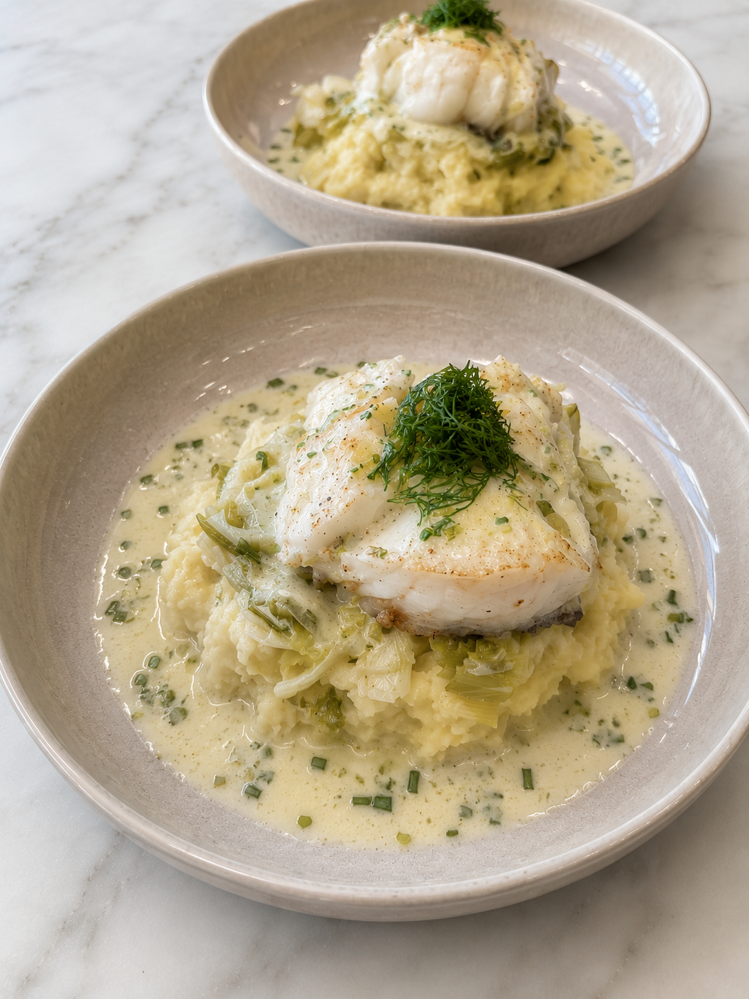 Kabeljauw met beurre blanc