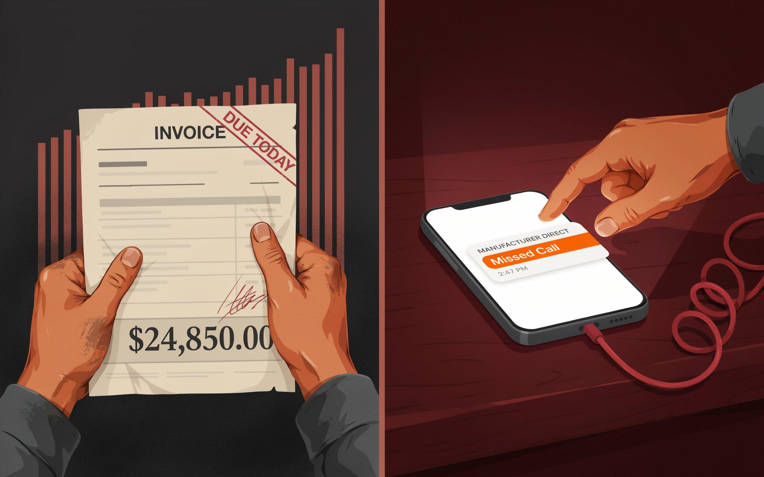 HVAC contractor losing revenue from missed calls while manufacturer price increases squeeze profit margins