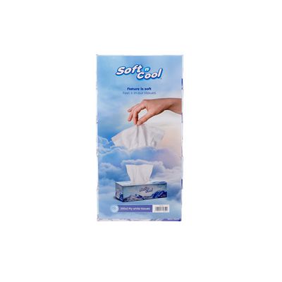 Soft n Cool- Facial Tissue 200x2ply 5x6