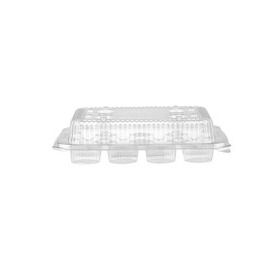 PET Muffin Tray Clear 12 Compartment