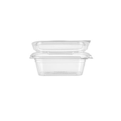 Hinged Square Deli Clear PET Container 12oz