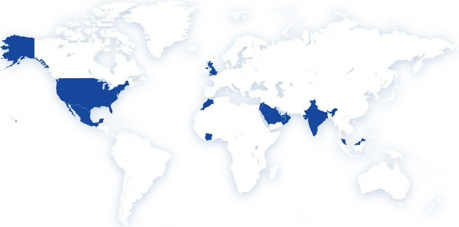 Global presence map