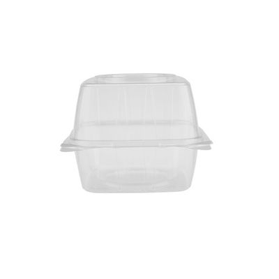 6 Croissant PET Clear Clamshell