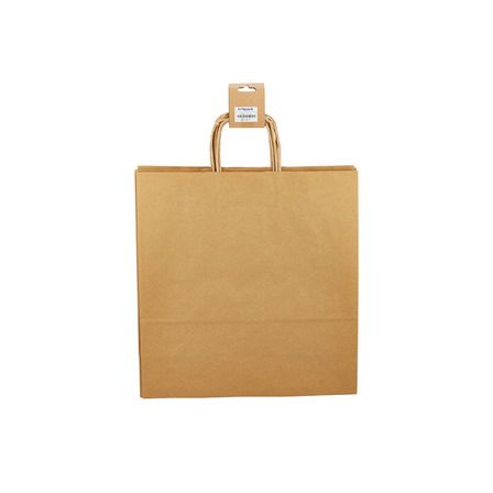 Brown Paper Bag Twisted Handle 38X14X40CM
