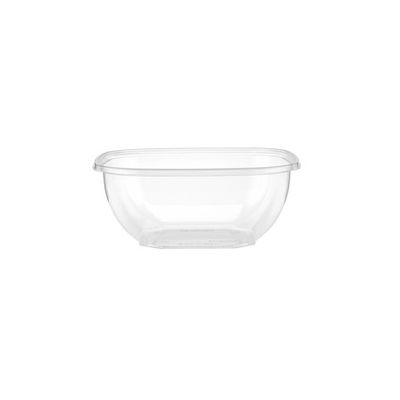 PET Clear Square Bowl 48oz (7.5)