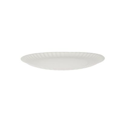 White Light Duty Paper Plate 7inch