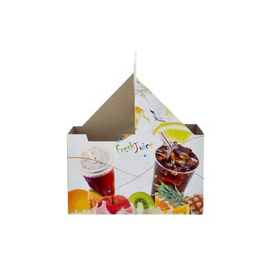 Printed Juice Cup 2 Cups Carrier
