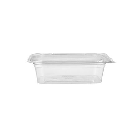 حاوية PET شفافة Deli مربعة مفصلية 24oz
