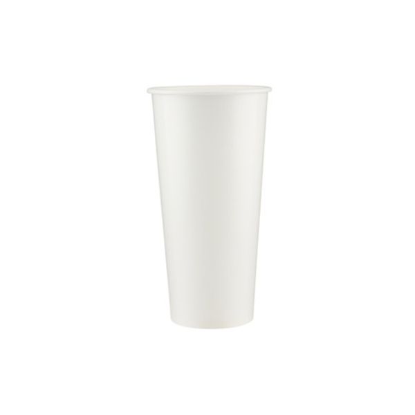 White Paper Juice Cup 22oz