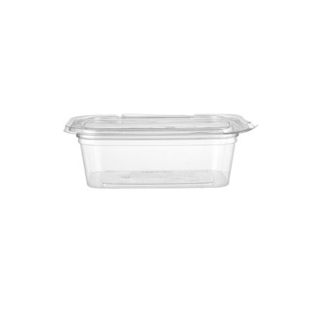 حاوية PET شفافة Deli مربعة مفصلية 28oz