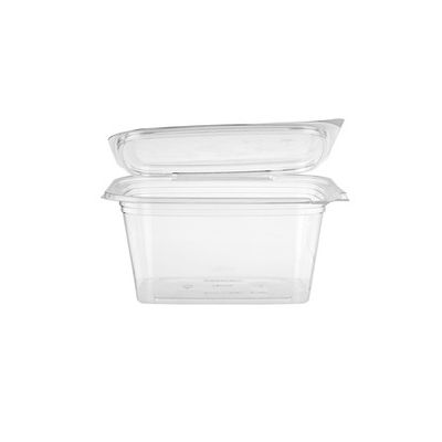 Hinged Square Deli Clear PET Container 64oz