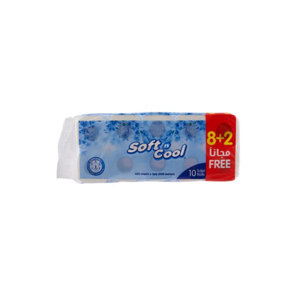 Soft N Cool Toilet Roll 400 Sheet