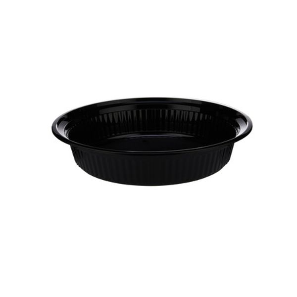 Black HD Round Container 48oz