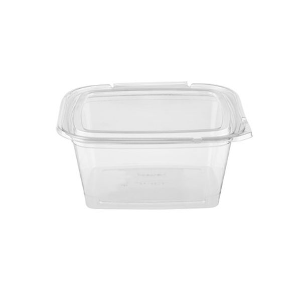 Tamper Evident Square PET Container 64oz