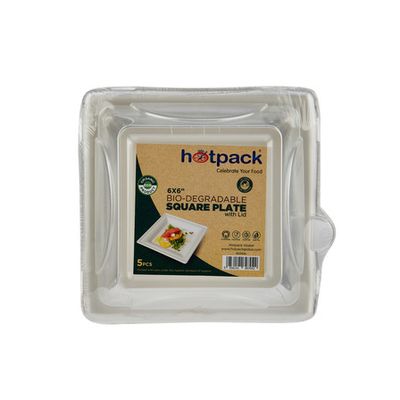 6" Square Plate