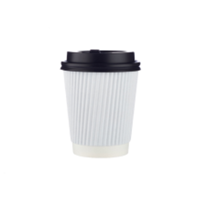 Paper Cup 9 OZ without handle black top