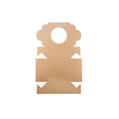 Kraft Cake Box Round Window 30x30CM
