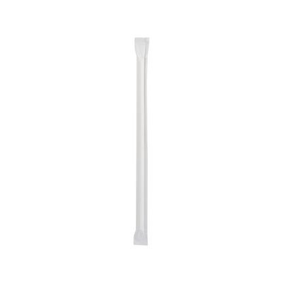 White Paper Straw with Wrap 6mm