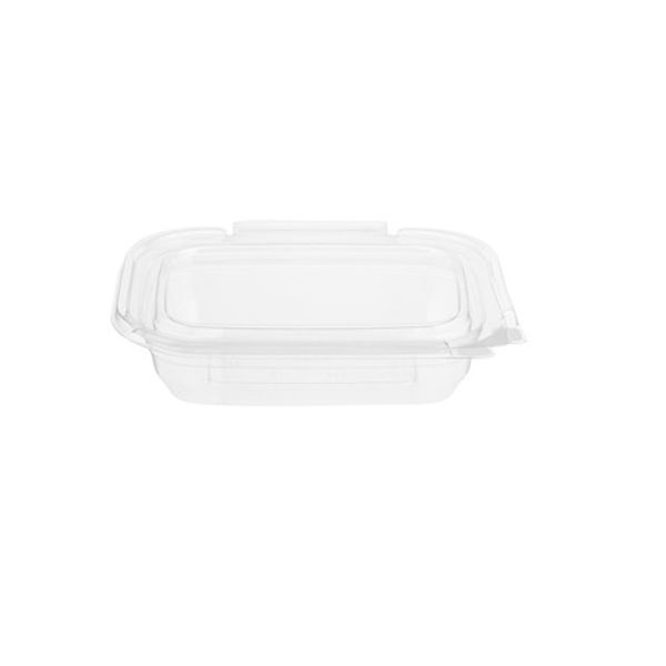 Hinged Square Deli Clear PET Container 8oz